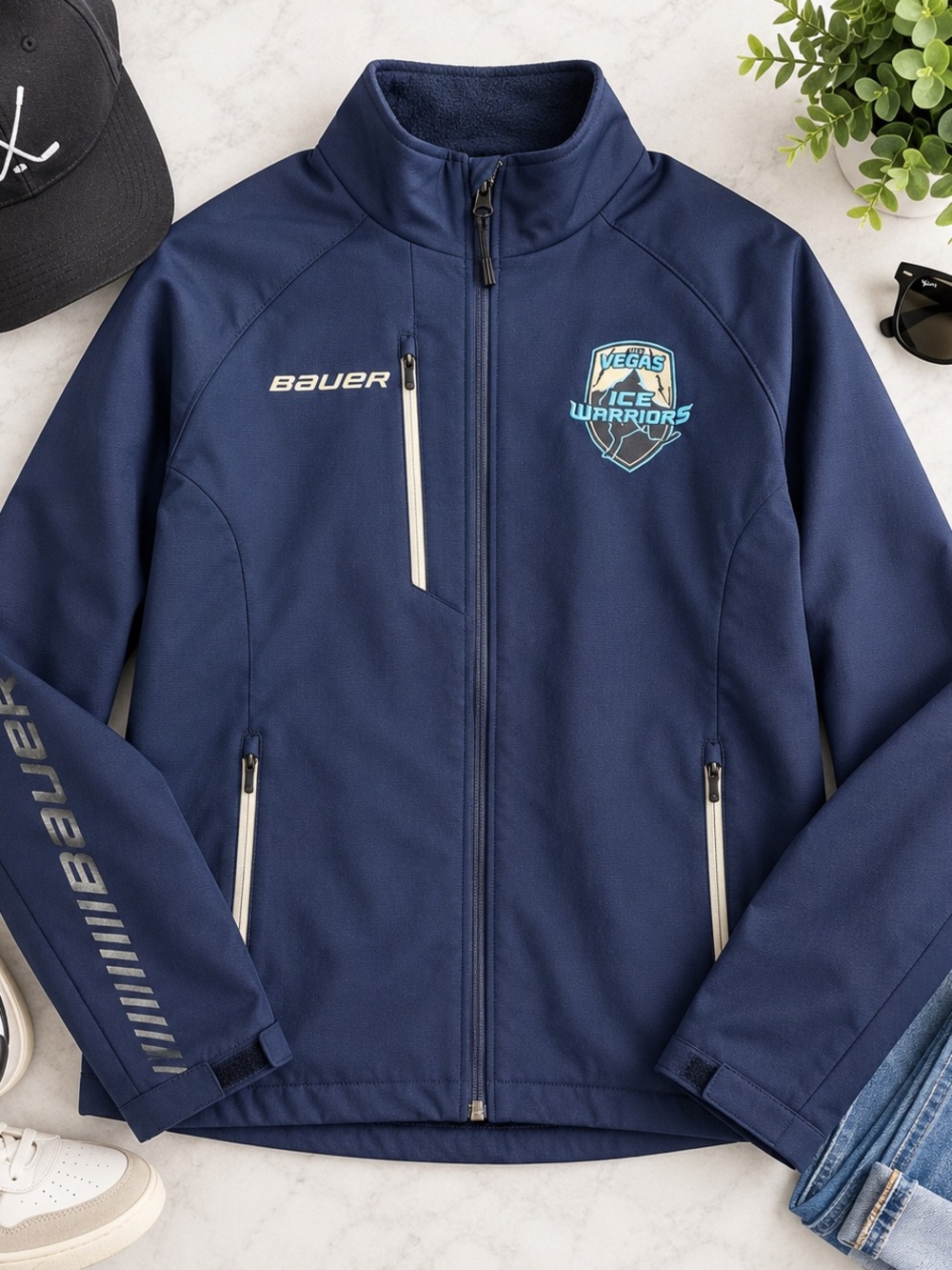 Bauer Team Vegas Ice Warriors Softshell Jacket – XS